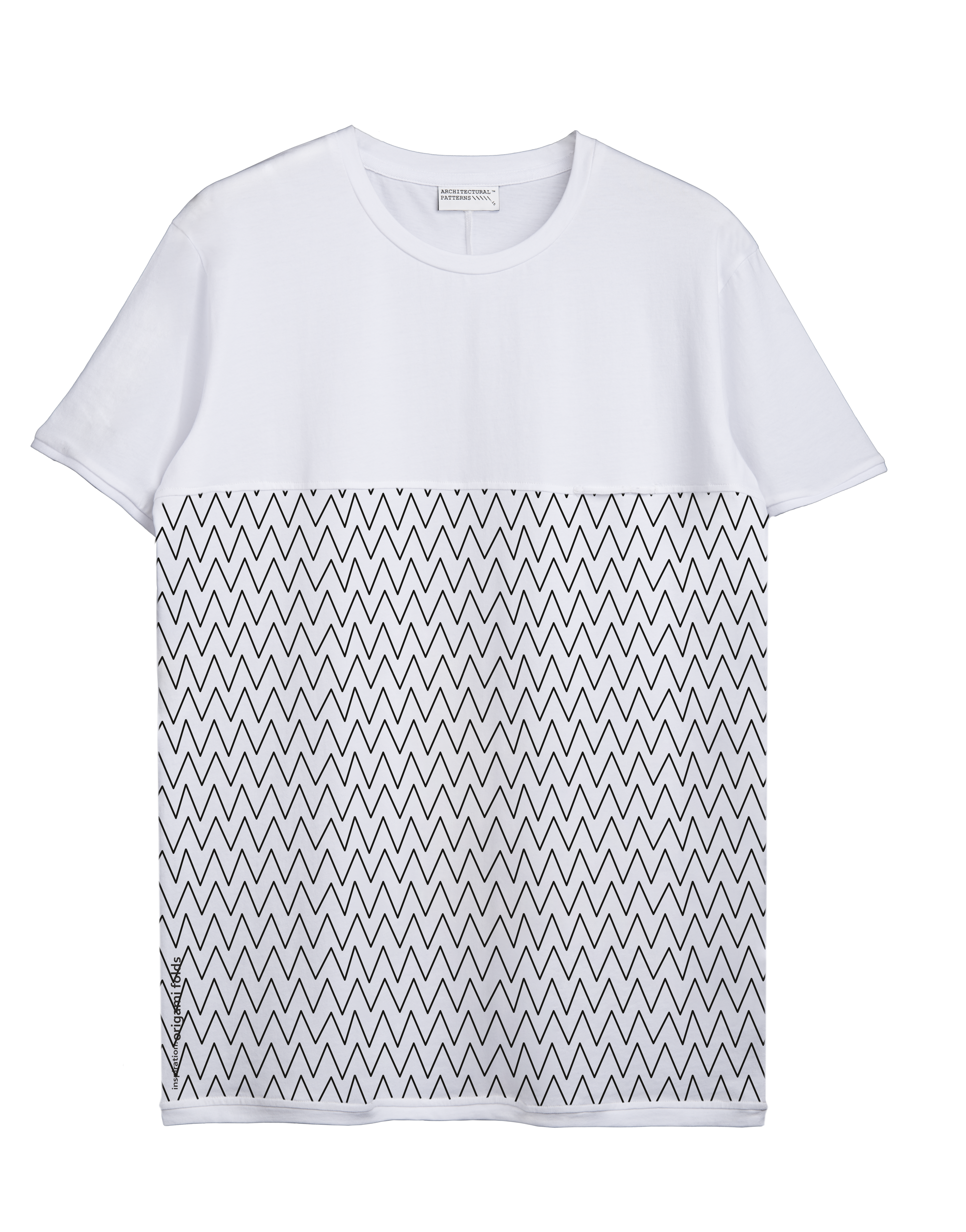ARCHITECTURAL PATTERNS T-SHIRT “ORIGAMI FOLDS”
