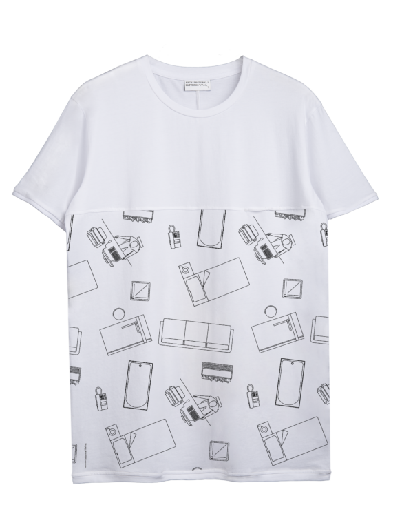 ARCHITECTURAL PATTERNS T-SHIRT " MARC NEWSON"