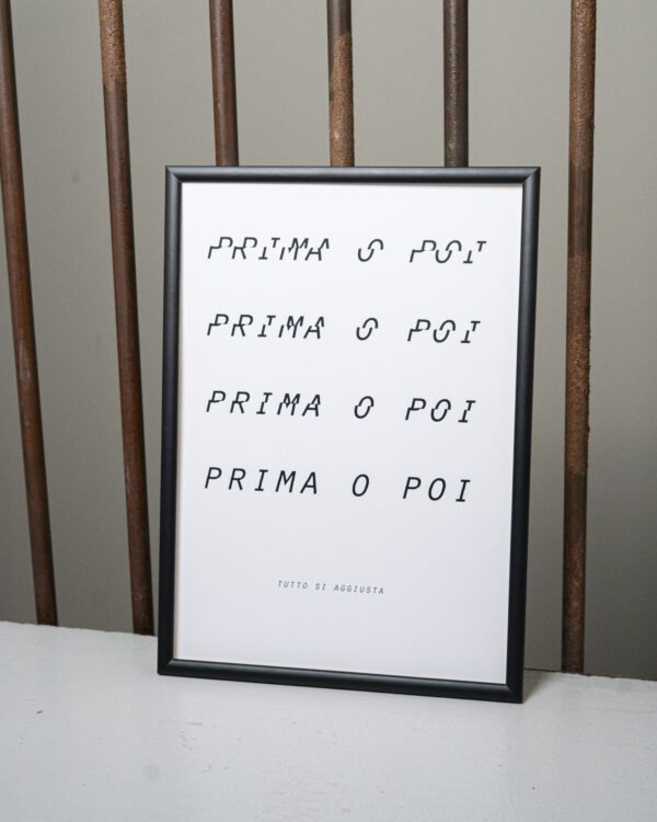 PRIMA O POITutto si aggiusta