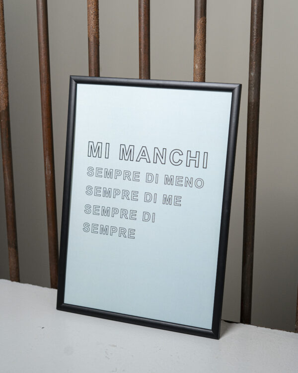 MI MANCHI SEMPRE DI MENO